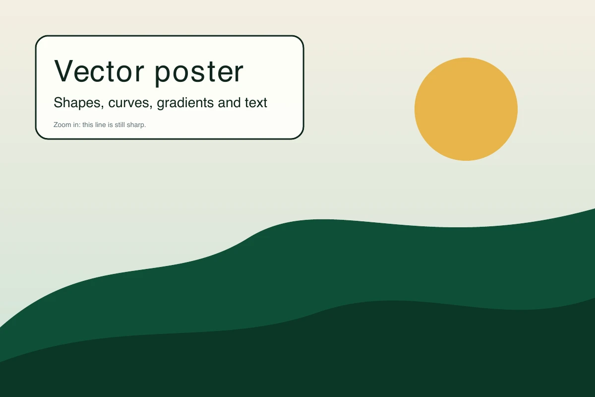 The poster as rendered from the exported PDF