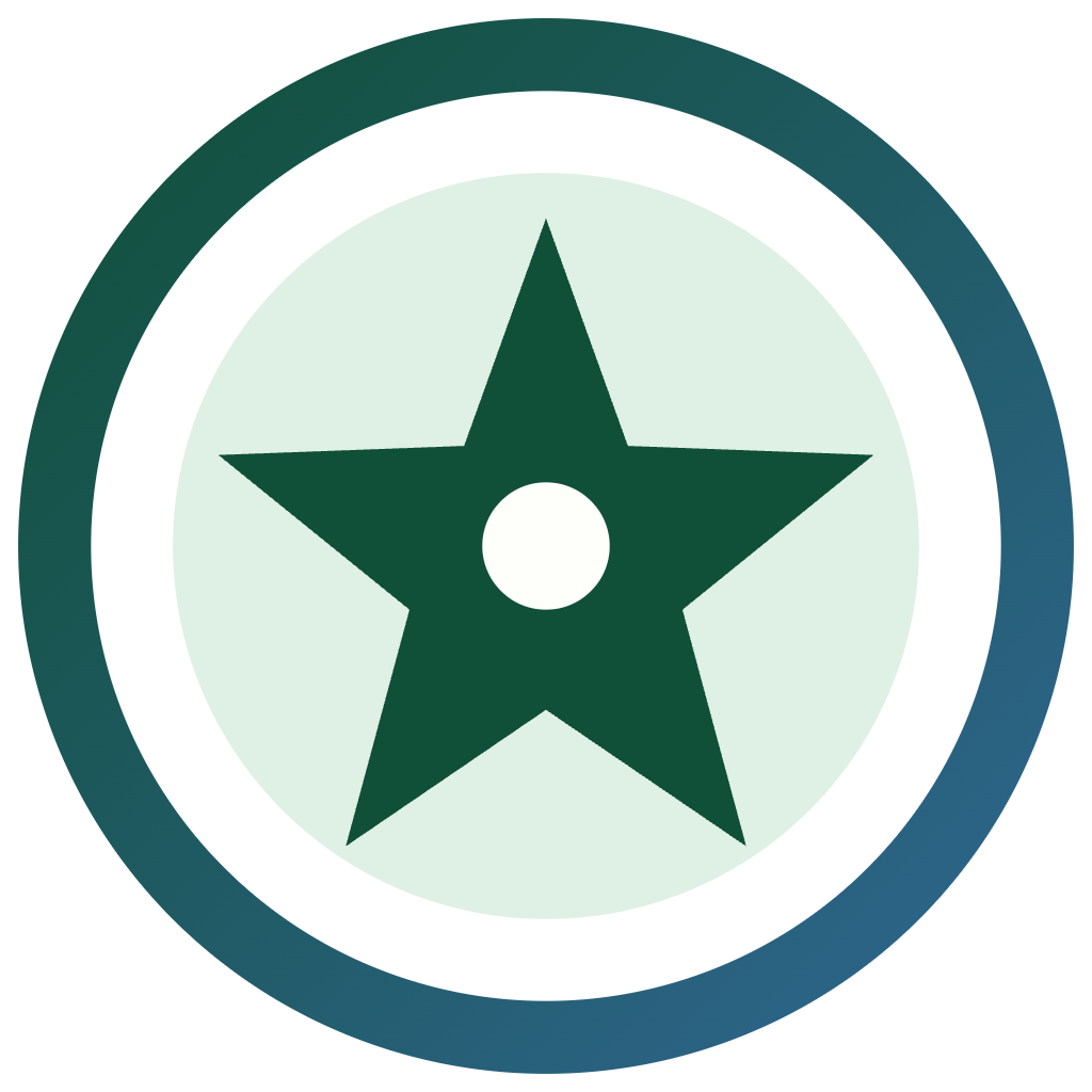 The emblem exported as a PNG on a checkerboard, showing transparent corners
